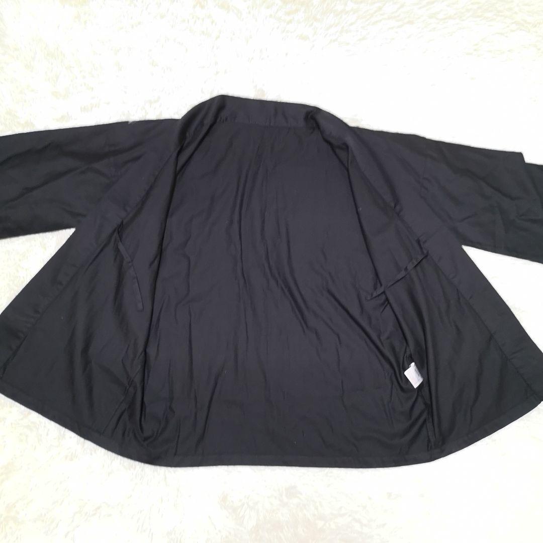 和ROBE Trove 羽織り　ジャケット　ノーカラー　袴　甚平　黒　2