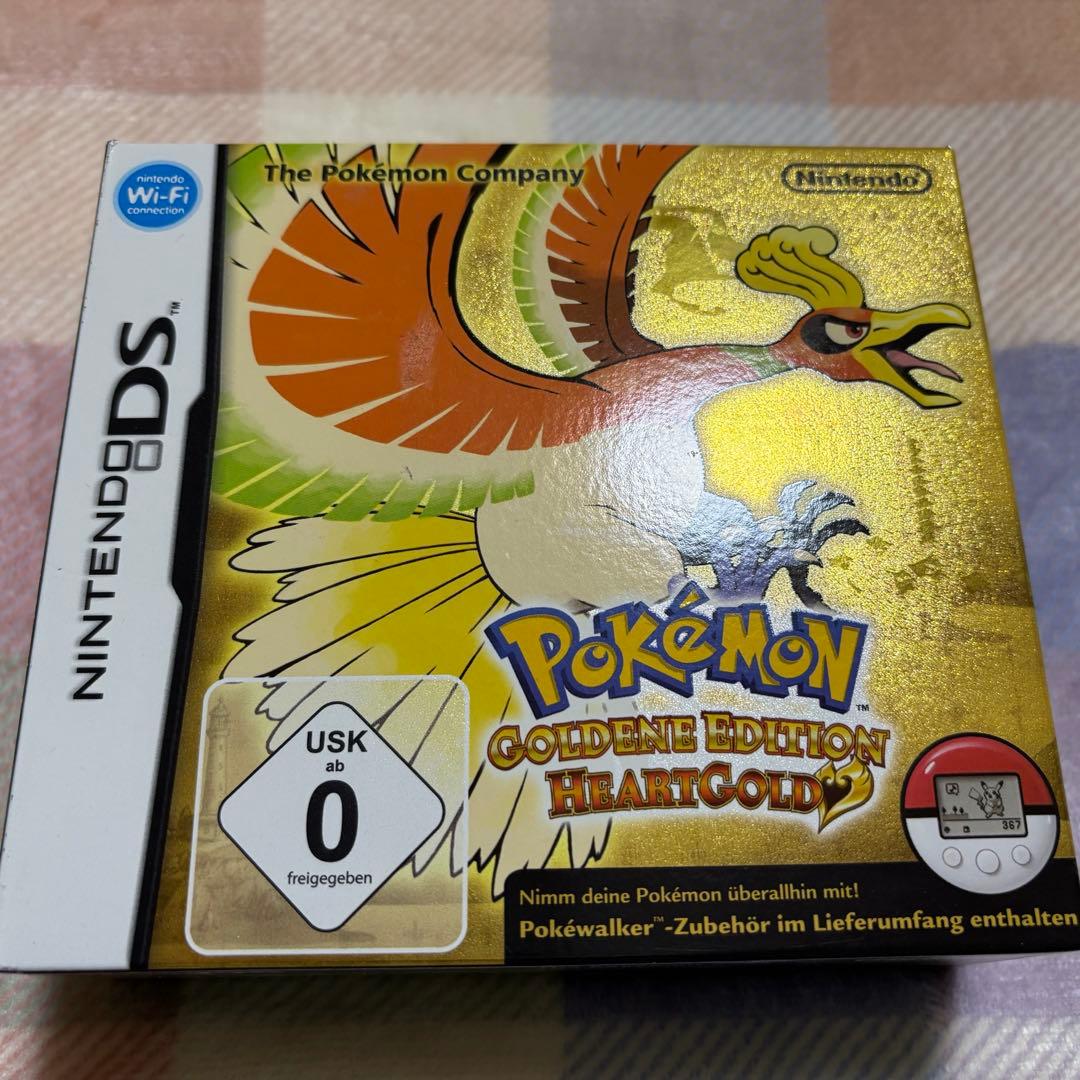 ポケモン ハートゴールド ドイツ語 未使用のポケウォーカー付き