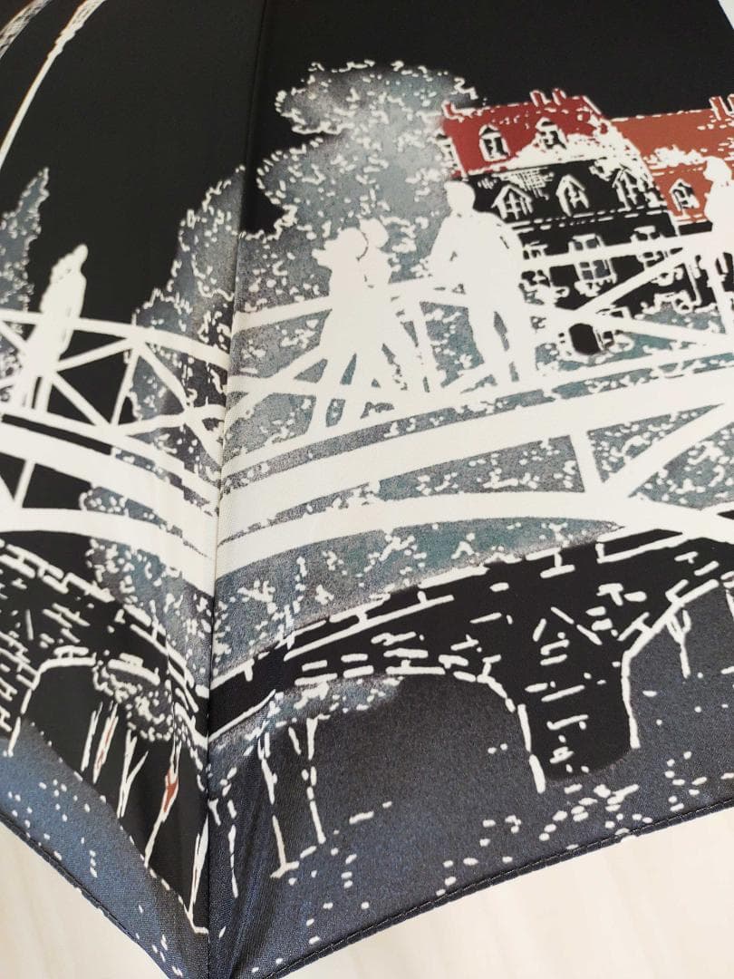 ☆新価格☆ Guy de Jean 長傘 雨/日傘兼用 PARIS（ノアール）