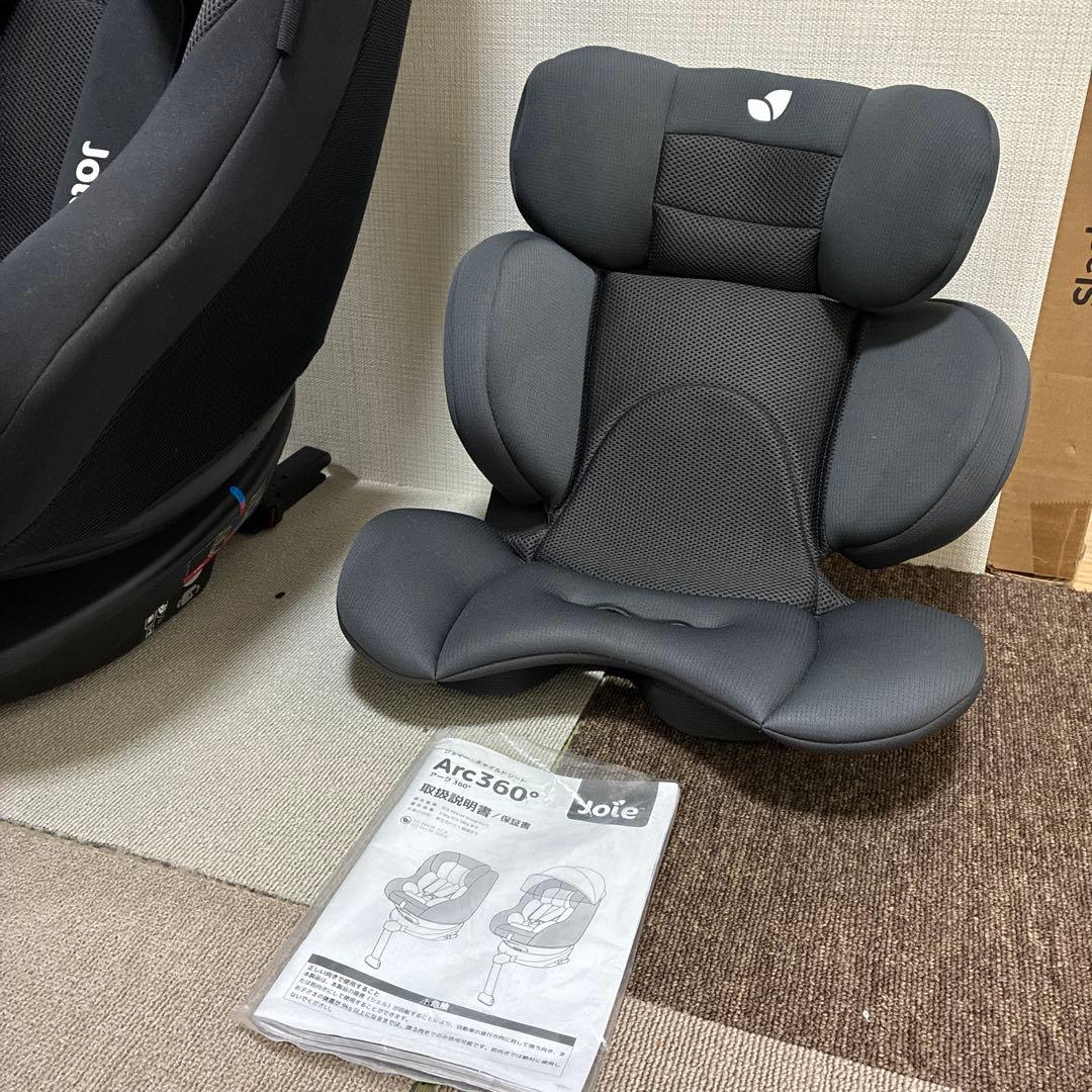 Joie チャイルドシート Arc360 アーク360 ブラック　キャノピー付