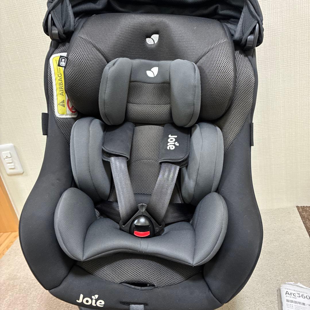 Joie チャイルドシート Arc360 アーク360 ブラック　キャノピー付
