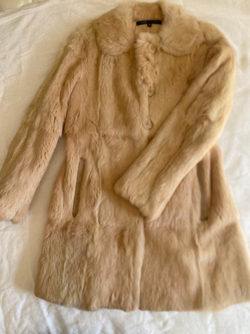 マークジェイコブス スーパーソフト リアルファーコートサイズ6（目安：M〜L）