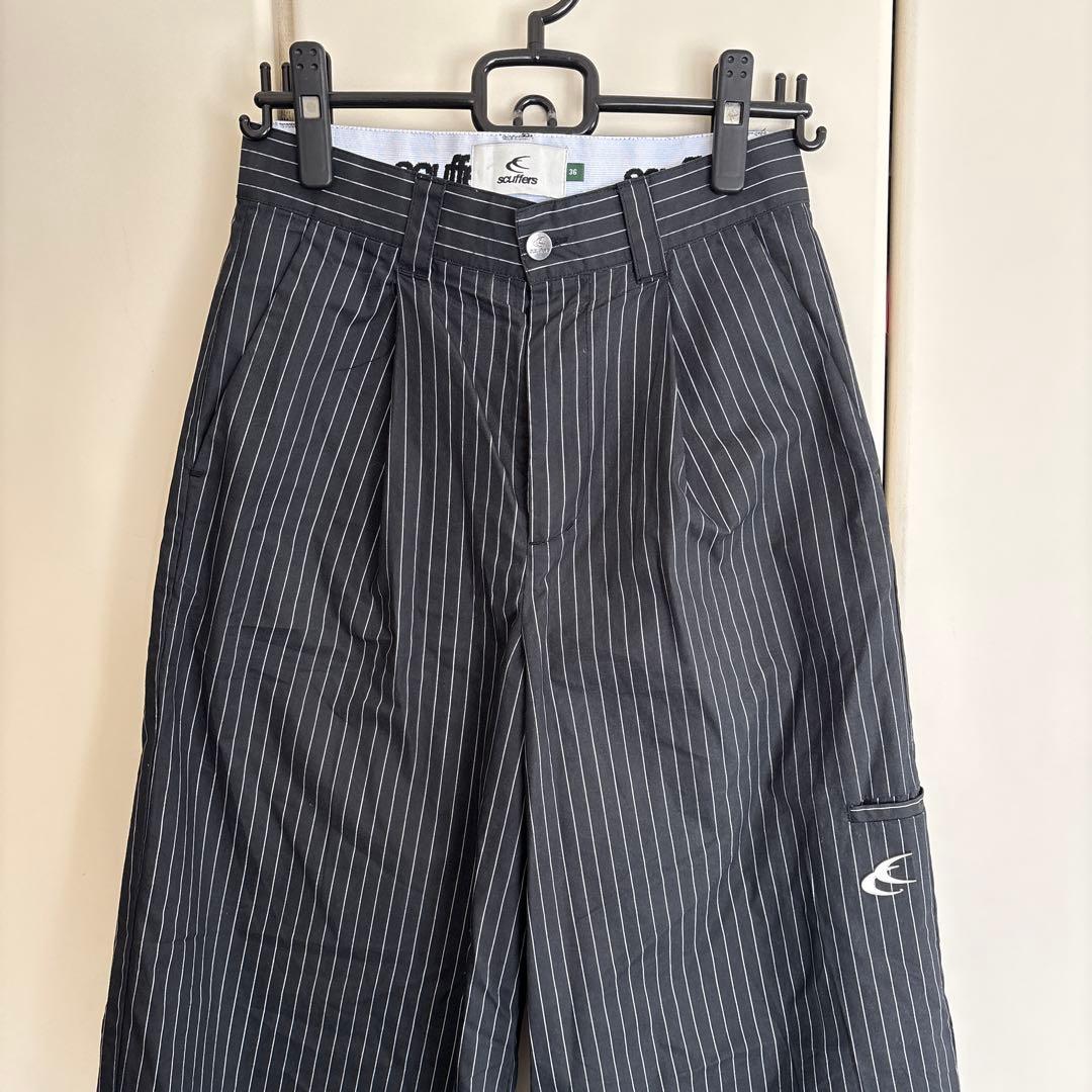 「jsywh」scuffers ピンストライプパンツ