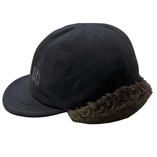 希少美品 WEIRDO デッキキャップ ネイビーL ステンシル イヤーマフ 防寒