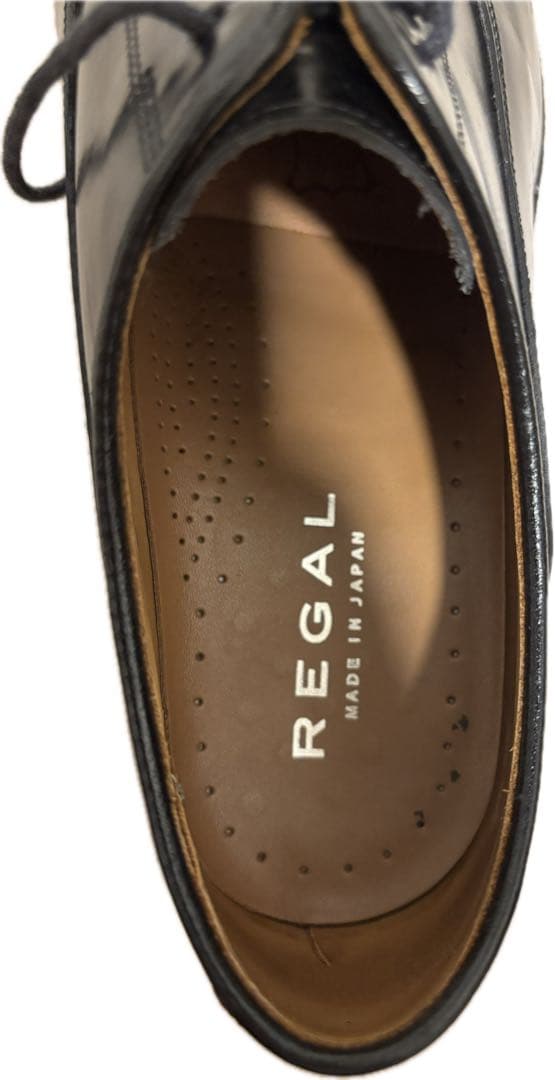 【美品】REGAL リーガル 315R ストレートチップ ブラック 24.0