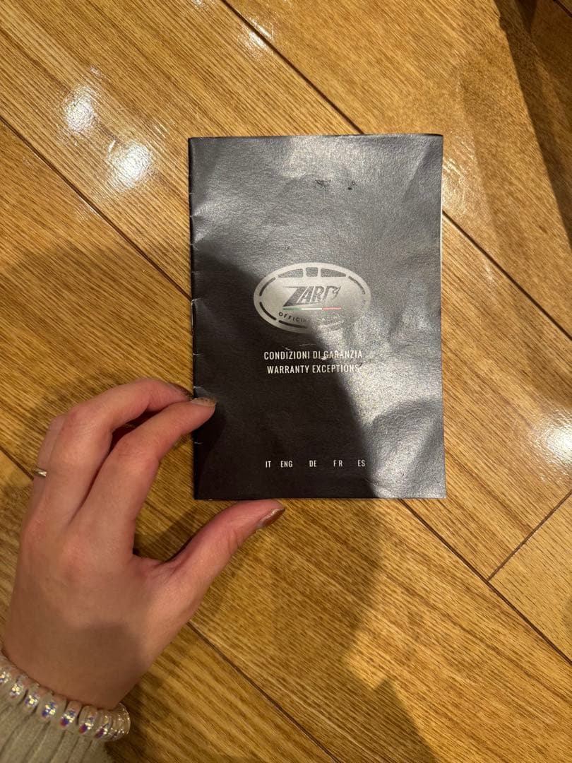 ドゥカティ・スクランブラー　sixty2マフラー 取扱説明書付き