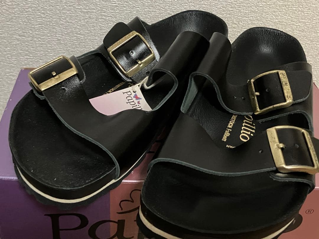 mastermind JAPAN ×Papillioブラックサンダル