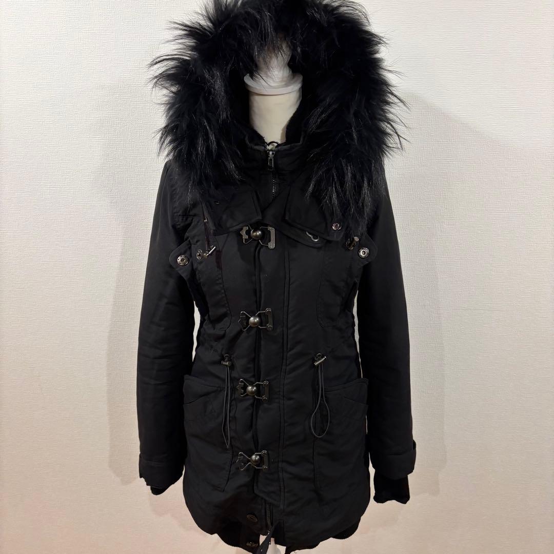 平成ギャル y2k ファーコート　グランジ　ダークコア　NANA ギミック