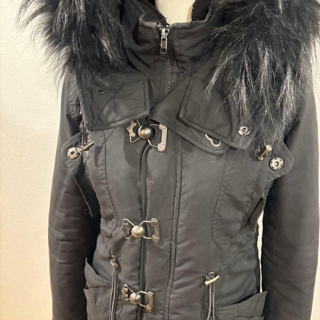 平成ギャル y2k ファーコート　グランジ　ダークコア　NANA ギミック