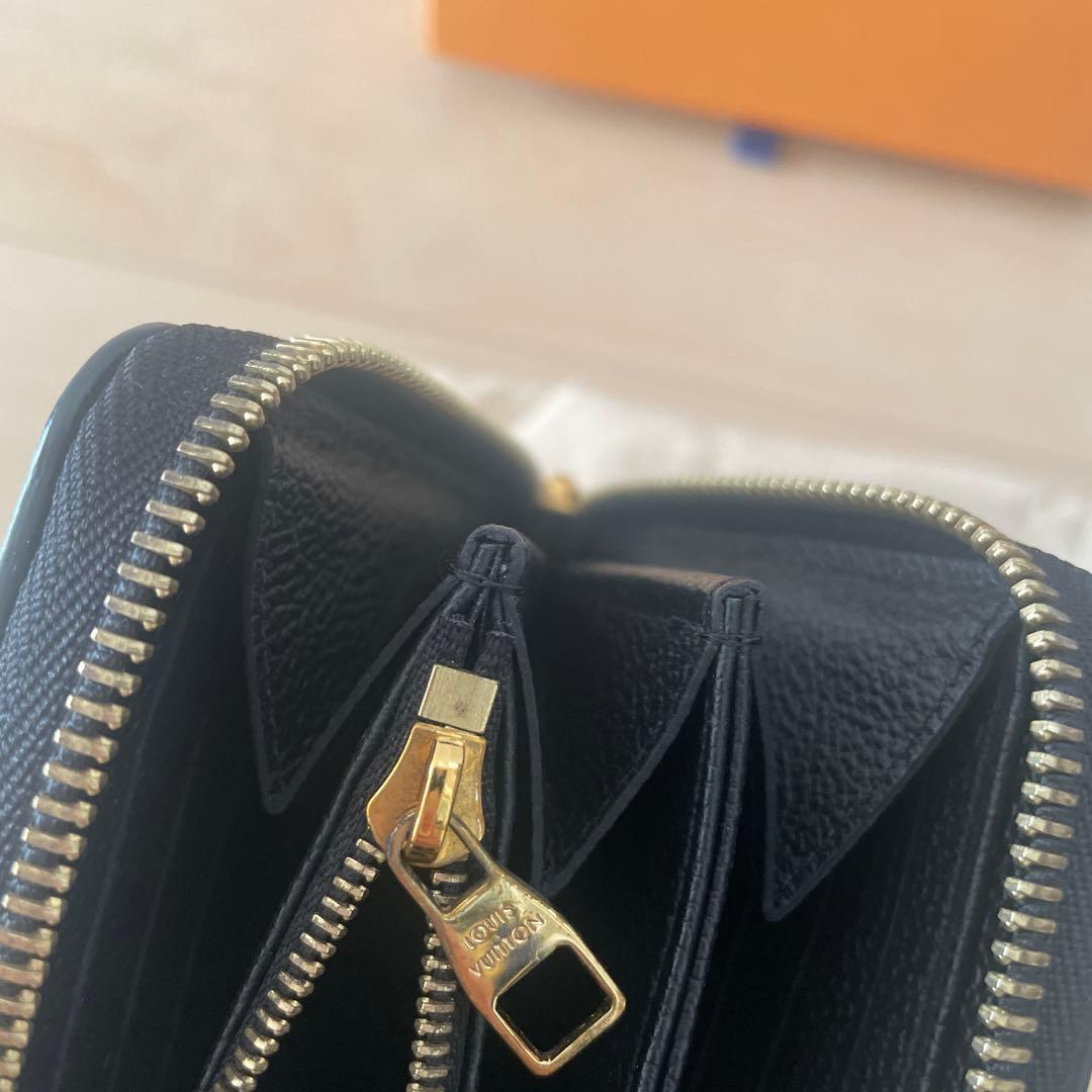 ルイヴィトン　アンプラント　ステッチ　ジッピーウォレット　長財