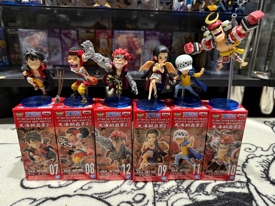 ワールドコレクタブルフィギュア　コンプ大海賊百景　箱付き　おまけ付き