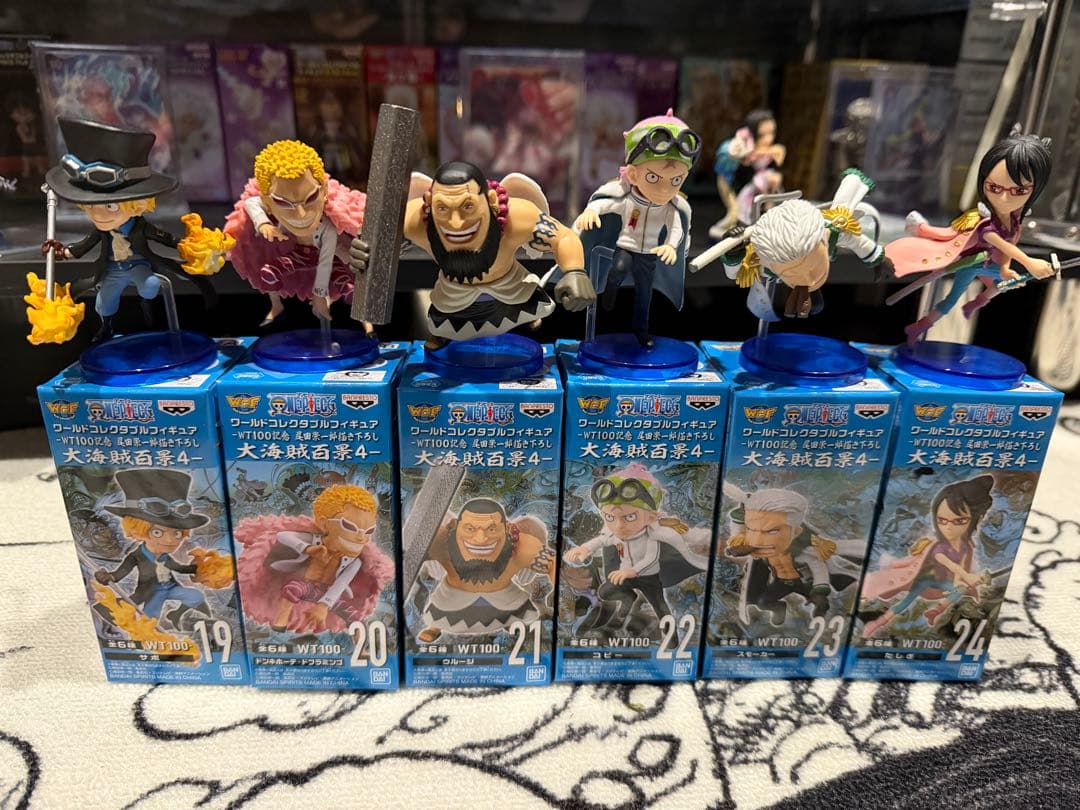 ワールドコレクタブルフィギュア　コンプ大海賊百景　箱付き　おまけ付き