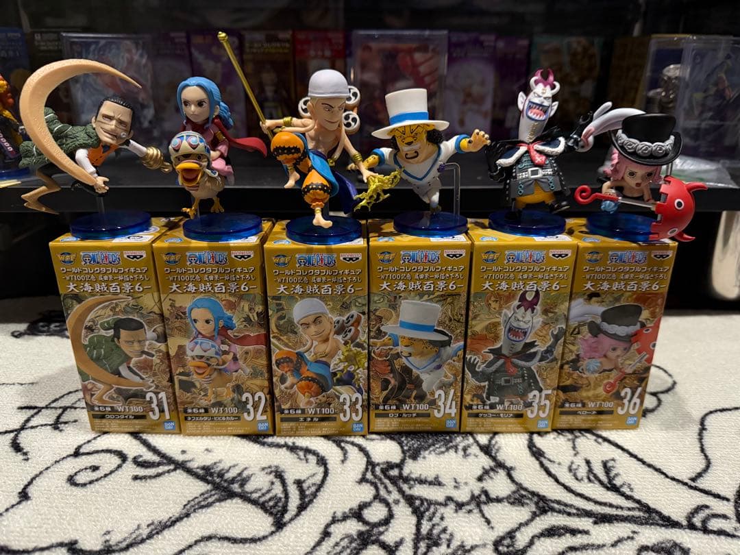 ワールドコレクタブルフィギュア　コンプ大海賊百景　箱付き　おまけ付き