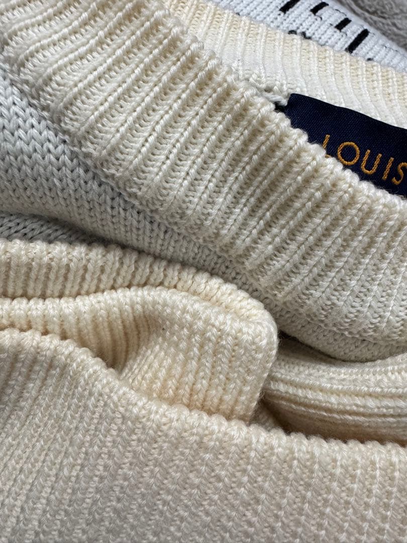 ルイ・ヴィトン 音符柄ニット LOUIS VUITTON XS