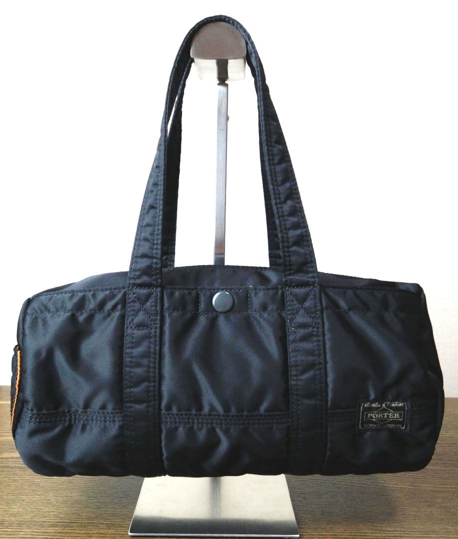 美品未使用級【ポーター】 タンカーミニボストン ドラム ダッフル ブラック