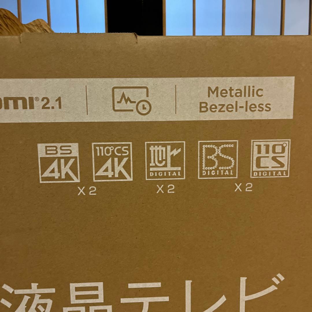 未使用★TCL★50インチ★4Kスマート液晶TV