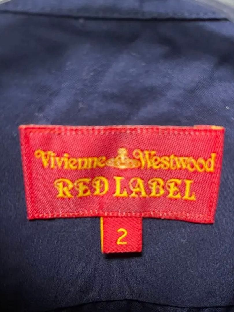 【極美品】Vivienne Westwood RED LABEL 長袖シャツ　紺