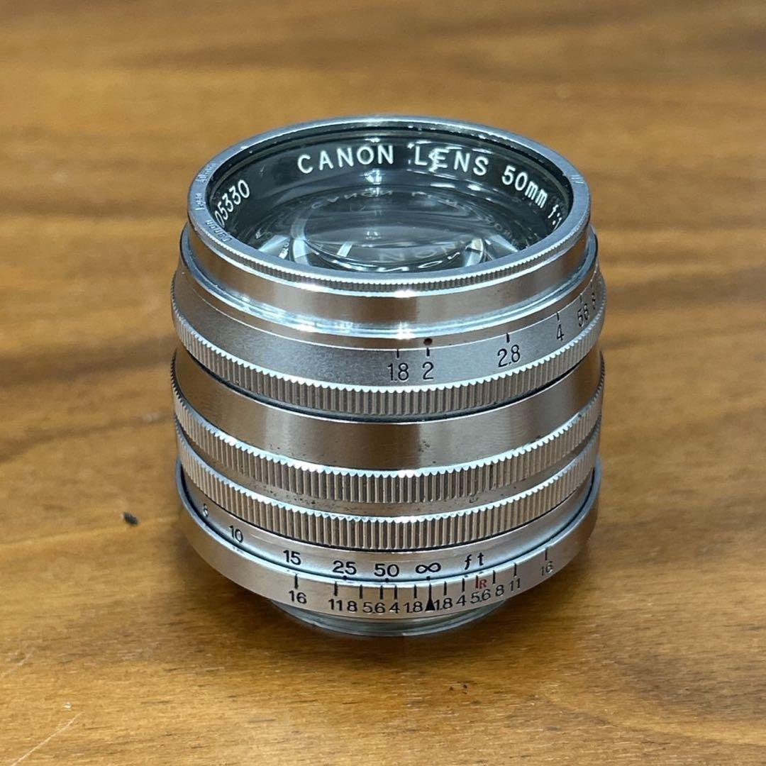 Canon レンズ 50mm f/1.8 L39マウント