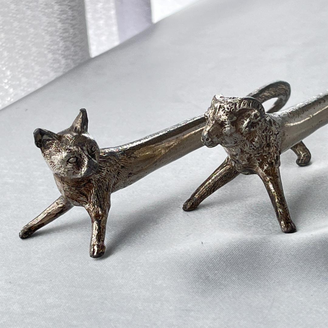 【仏蘭西】 ナイフレスト 10個組【シルバープレート】動物モチーフ