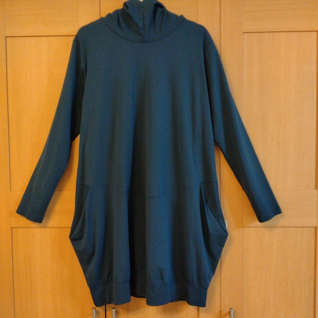 新品未使用 センソユニコ フード付 長袖 デザイン チュニック
