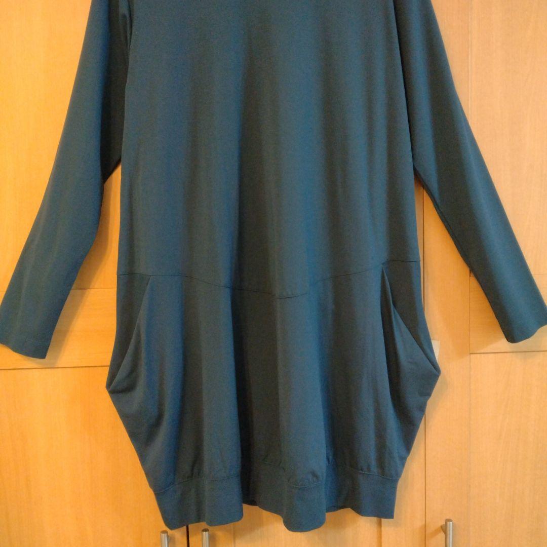 新品未使用 センソユニコ フード付 長袖 デザイン チュニック