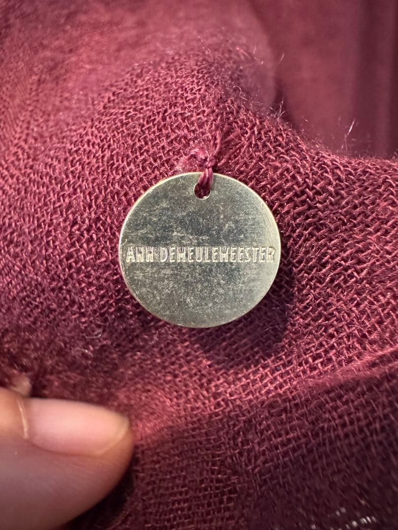 ANN DEMEULEMEESTER 大判　カシミアストール