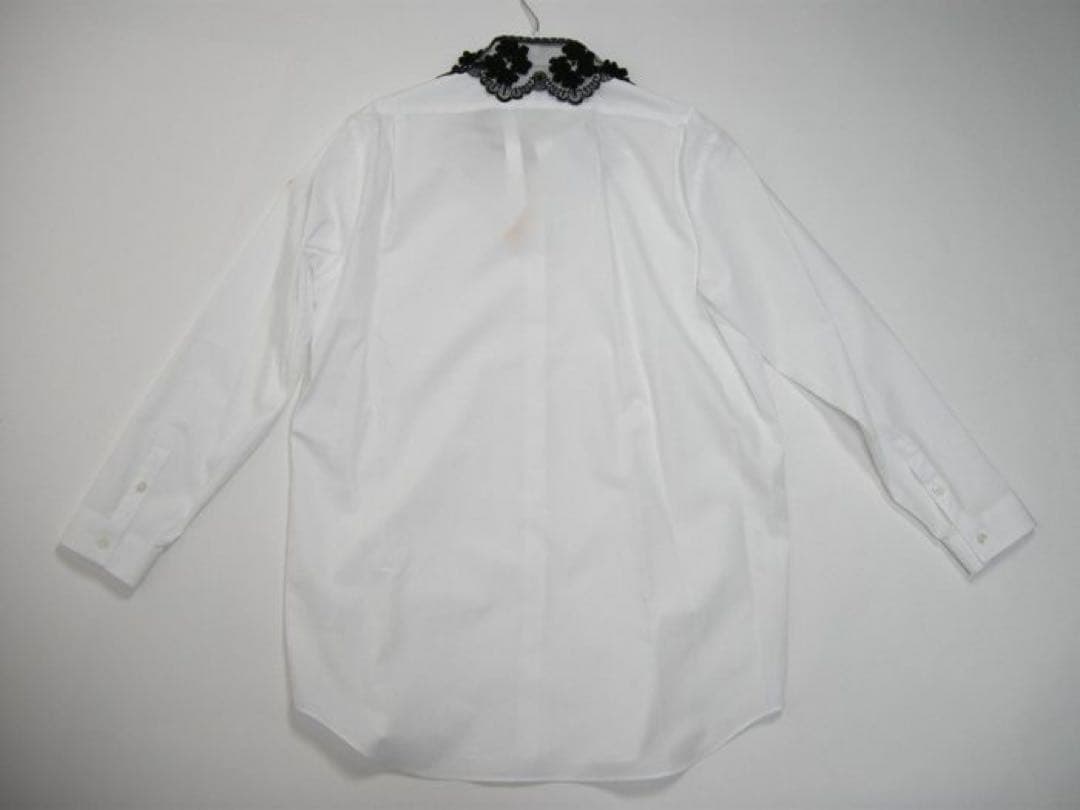 Monclerモンクレール シモーネロシャ パールロゴ レース オーバーシャツS