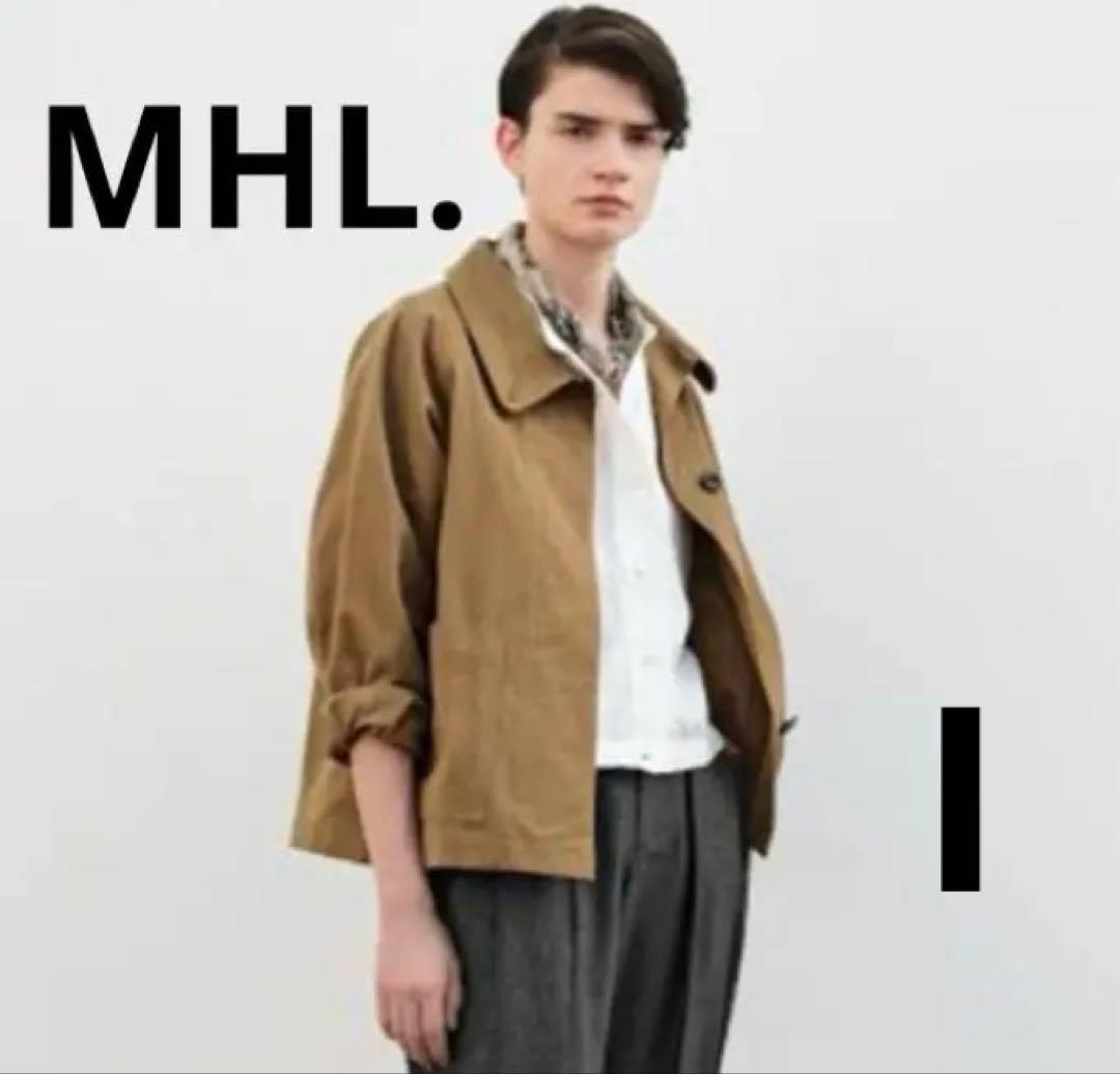 【美品】MHL マーガレットハウエル コットンジャケット　茶系　1