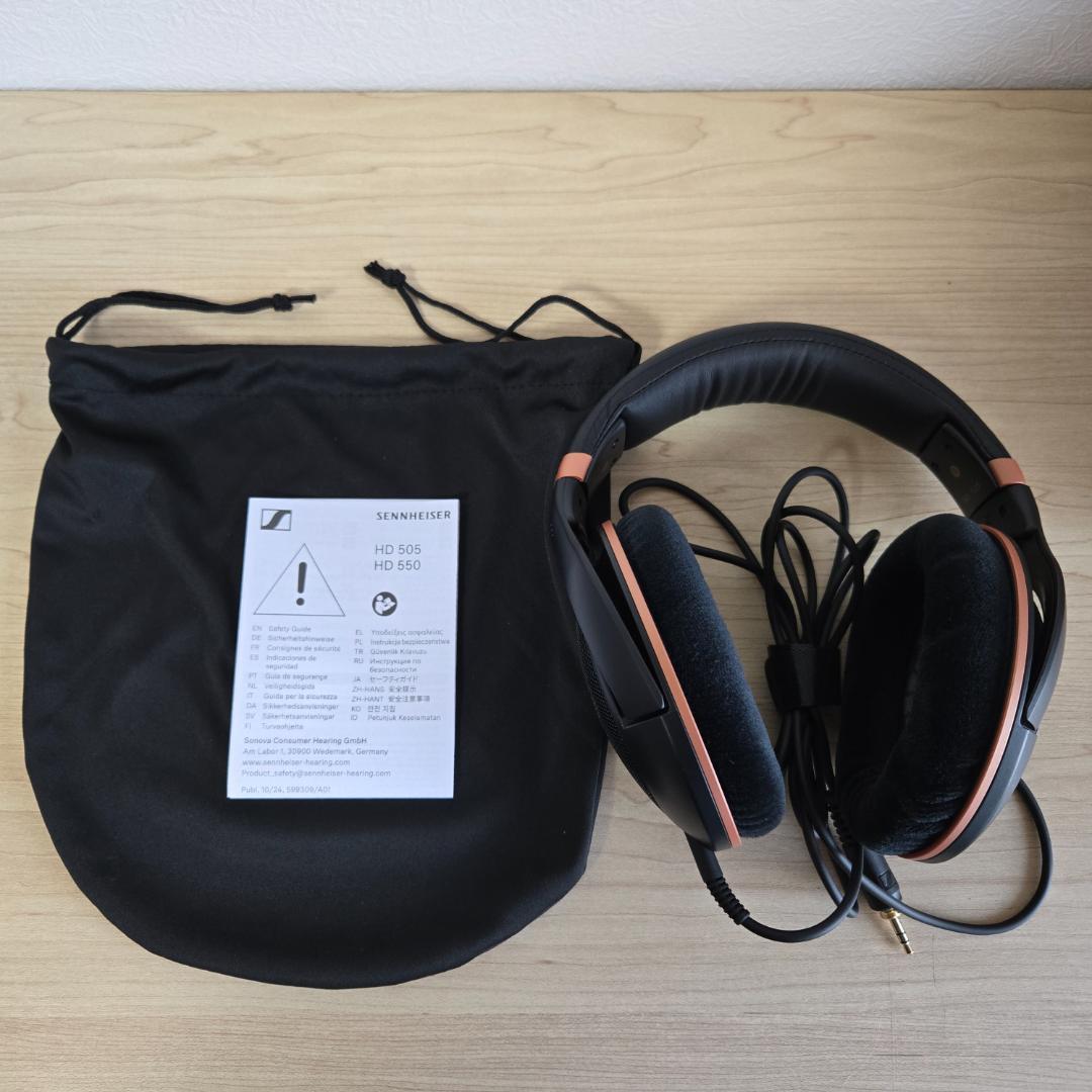 【ほぼ新品】Sennheiser HD 505 Copper Edition