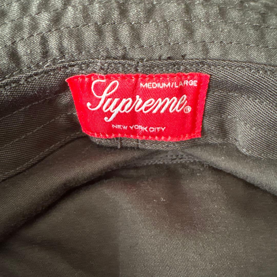 supreme ハット　ブラック