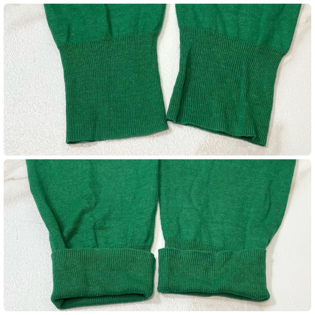 ヴィヴィアンウエストウッド レッドレーベル カーディガン コットンリネン 緑