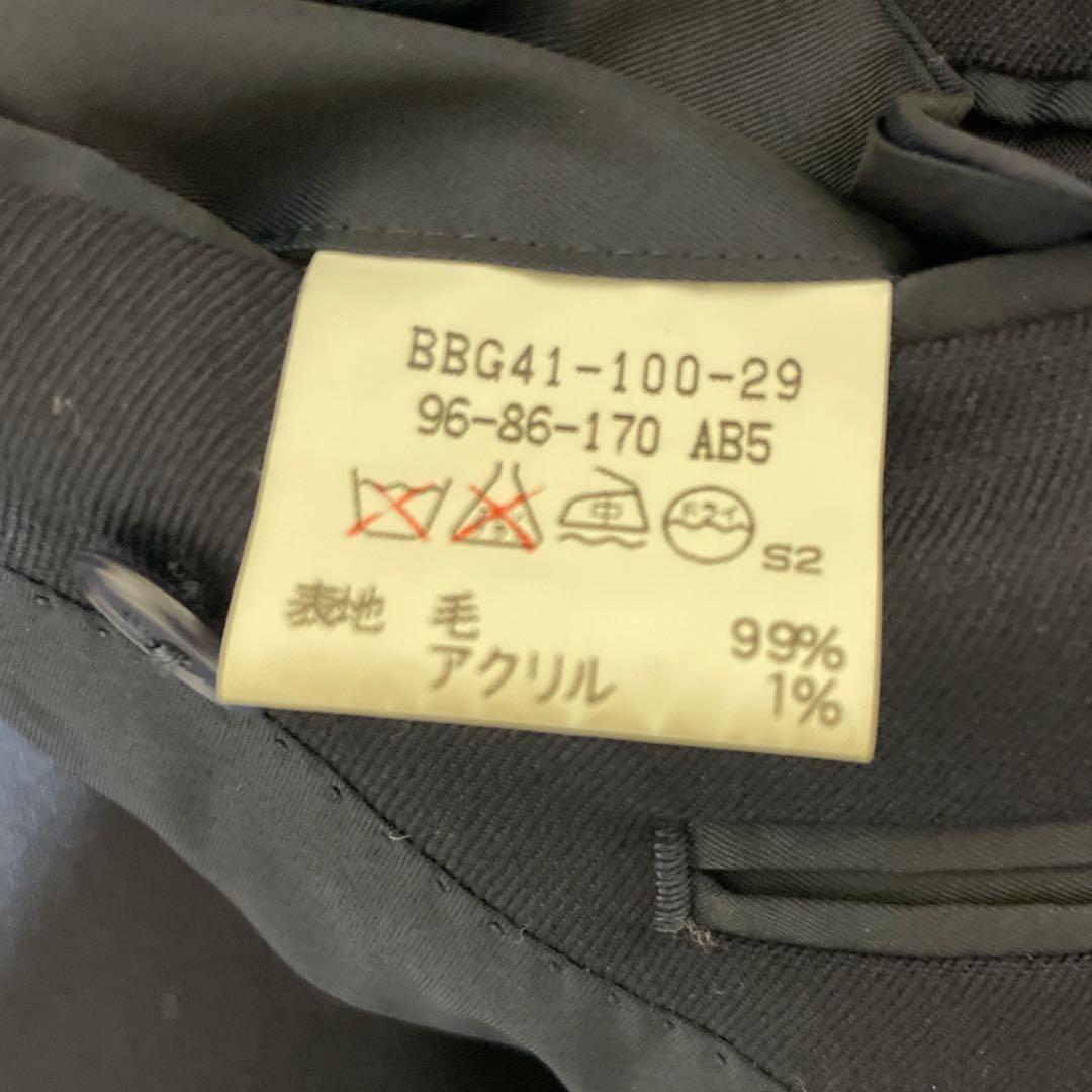 極美品✨ Burberry バーバリー 紺ブレ タスマニアウール 金ボタン L