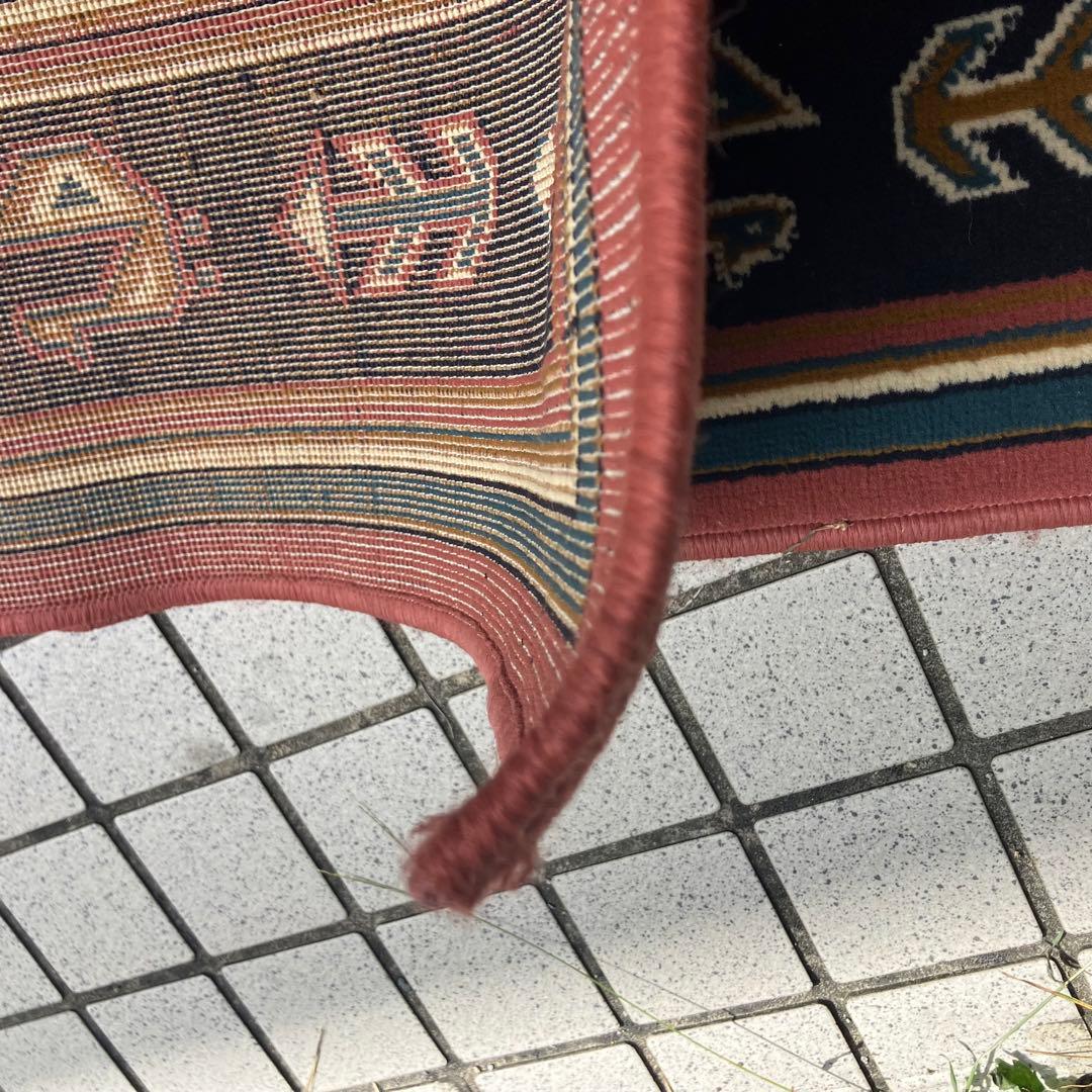 ヴィンテージ shalimar 民族柄 ペルシャ絨毯 大型絨毯 カーペット ラグ