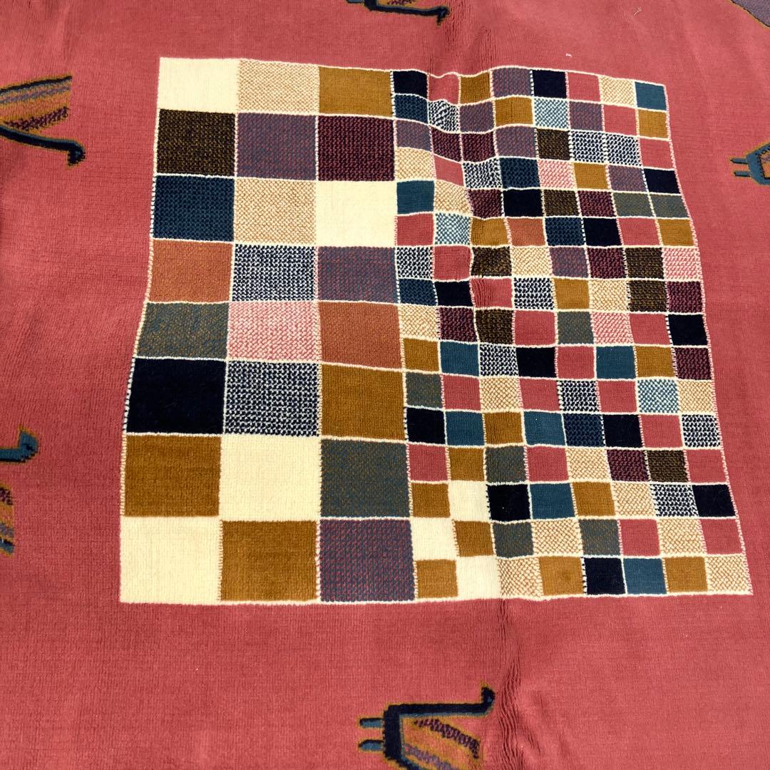 ヴィンテージ shalimar 民族柄 ペルシャ絨毯 大型絨毯 カーペット ラグ