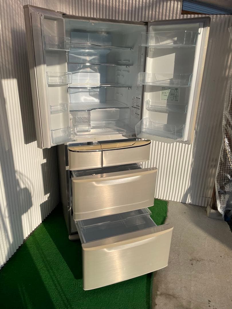 964パナソニック 550L 6ドア冷蔵庫 観音開き エコナビ搭載 高性能 国産