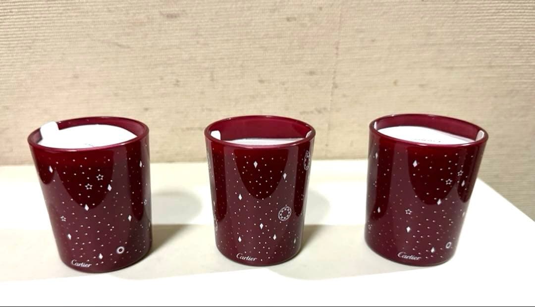 カルティエ　アロマキャンドル3個セット
