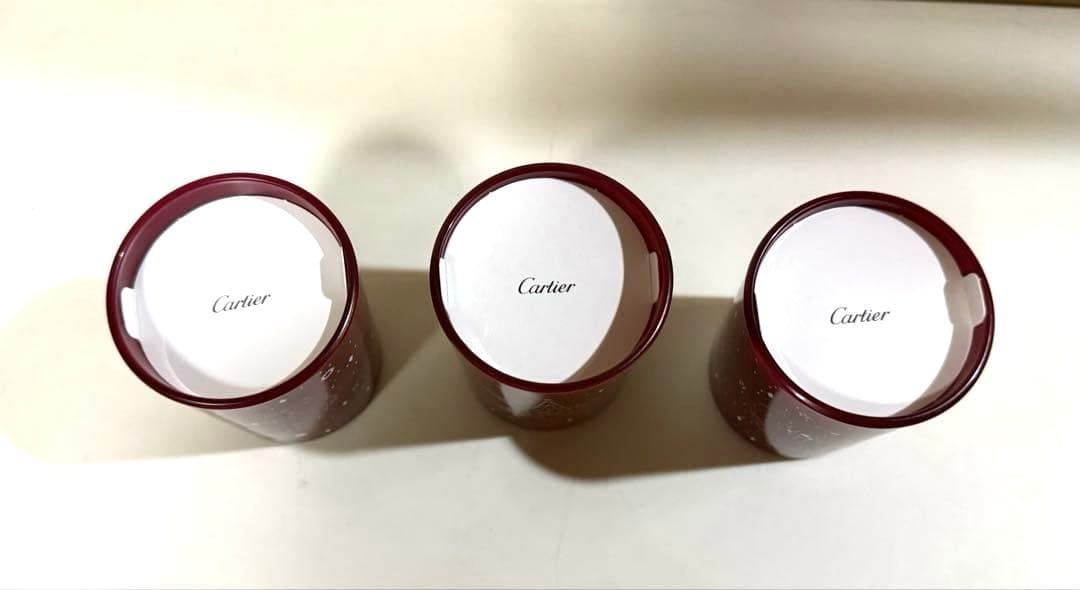 カルティエ　アロマキャンドル3個セット