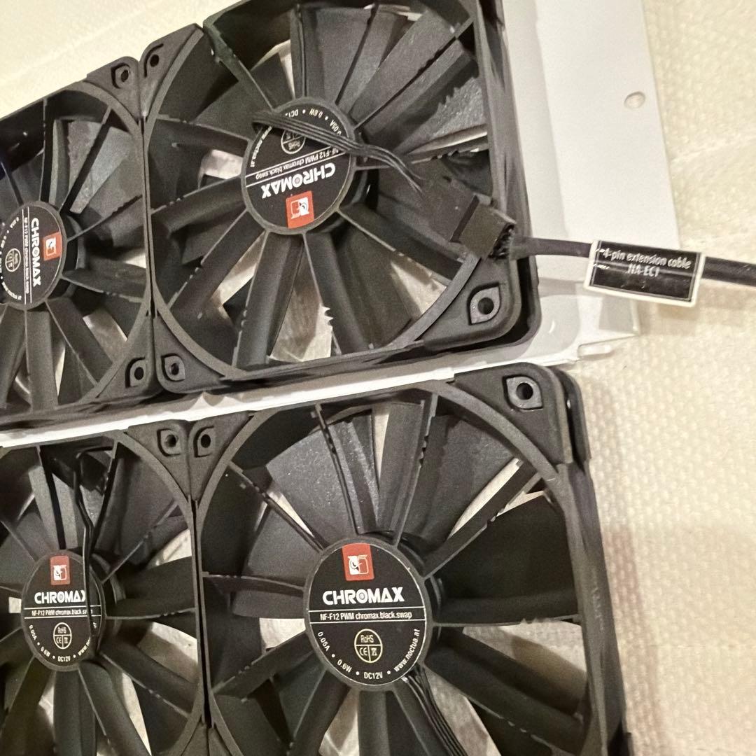 PC用ファン・クーラー Noctua NF-F12 PWM chromax.