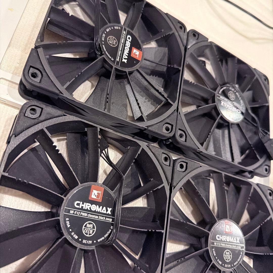 PC用ファン・クーラー Noctua NF-F12 PWM chromax.