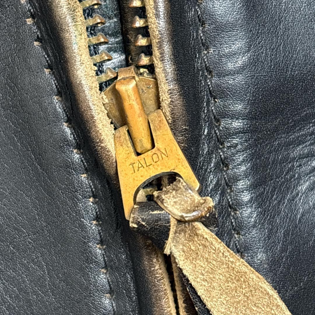 スコットランド製 Transatlantic Clothing レザーベスト S