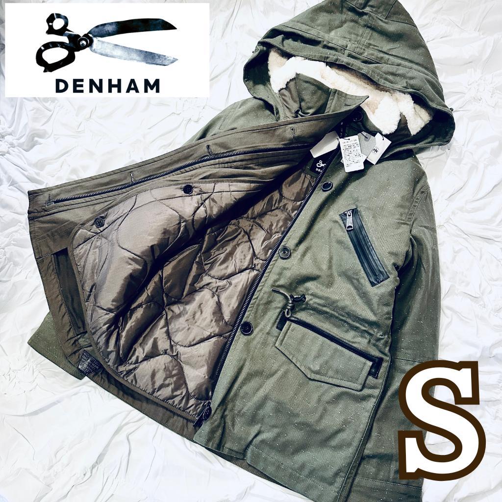 新品タグ付＊定価１４万円 とにかく暖かい♪デンハム モッズパーカー付コート