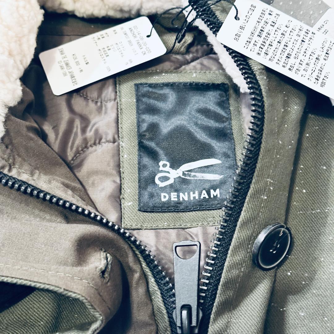 新品タグ付＊定価１４万円 とにかく暖かい♪デンハム モッズパーカー付コート