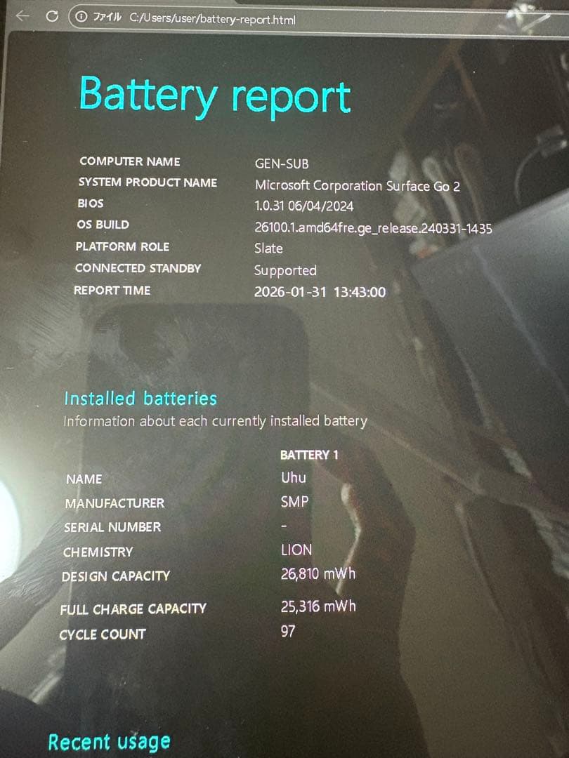 Windowsタブレット本体 Surface go 2 core m3 8gb/128gb LTE