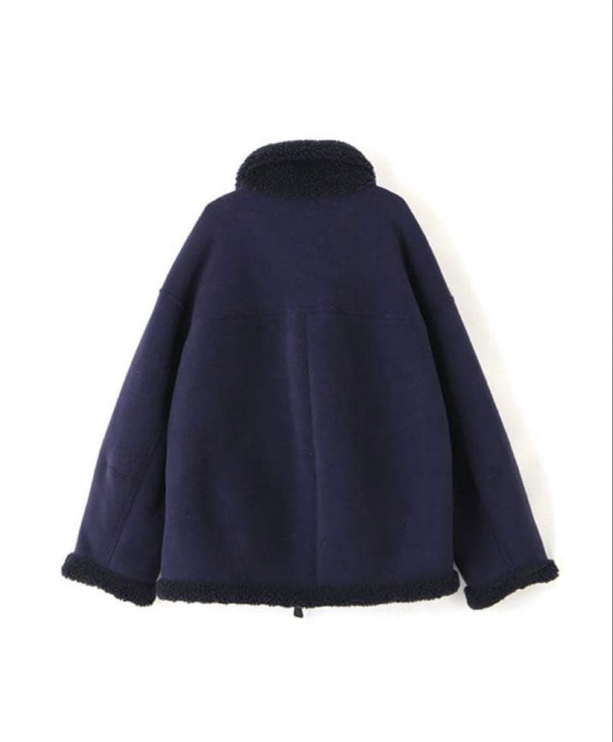 ETRETOKYO エトレトウキョウ　リバーシブルボアブルゾン　ネイビー