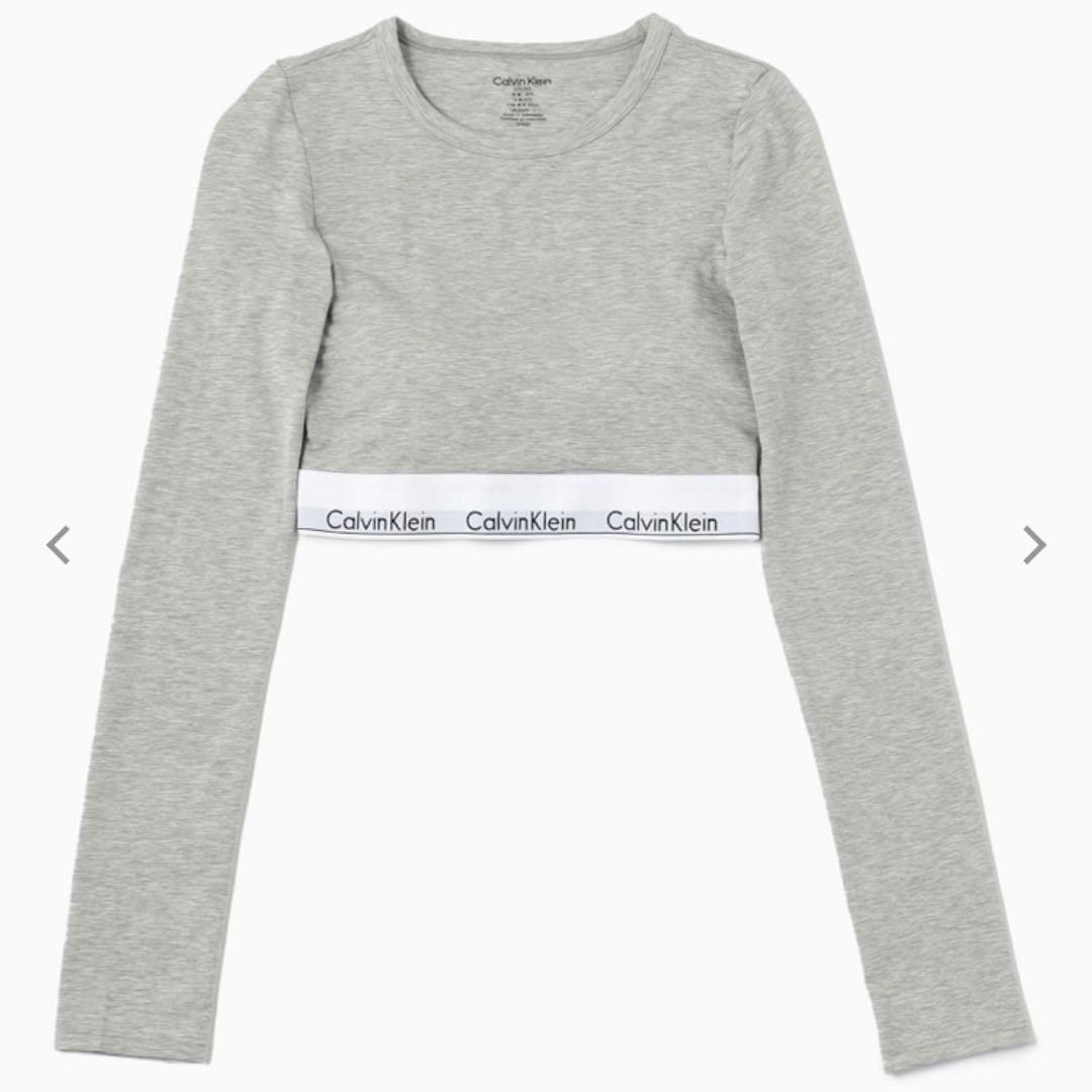 カルバンクライン　長袖Tシャツブラレット グレー