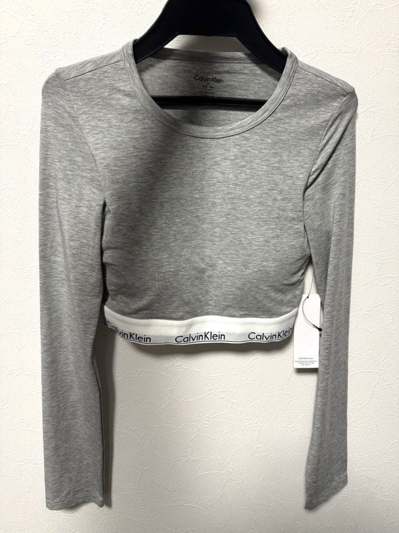 カルバンクライン　長袖Tシャツブラレット グレー