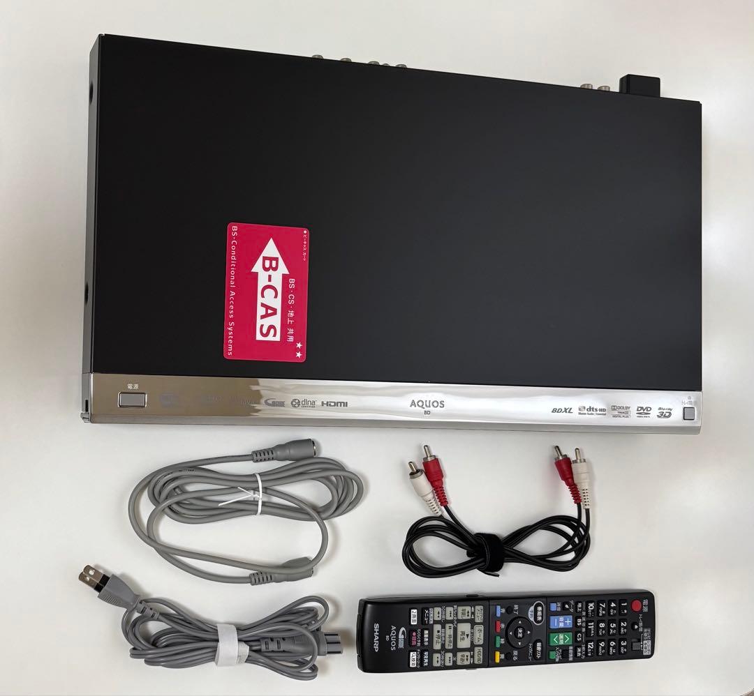 SHARP AQUOS ブルーレイディスクレコーダー BD-W1600(美品)