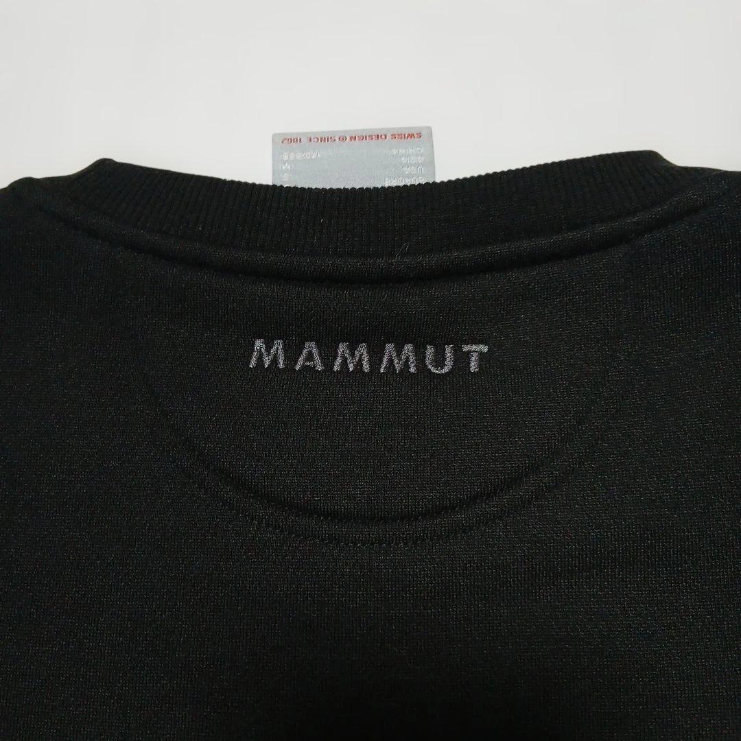 マムート　エッセンシャル　ミッドレイヤー　クルーネック　黒　裏起毛　M
