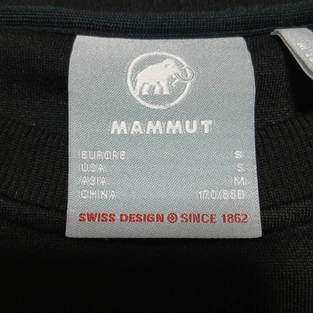 マムート　エッセンシャル　ミッドレイヤー　クルーネック　黒　裏起毛　M