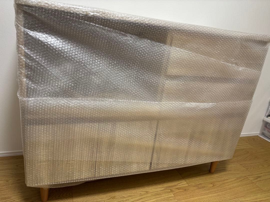 【LOWYA】食器棚 レンジ台 引出しタイプ コンセント付き 木目調